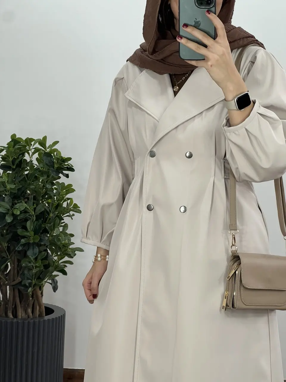 بارونی بلند ضد آب سمن